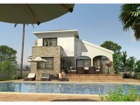 New five bedroom villa with pool in Dekhelia area Larnaca - 6