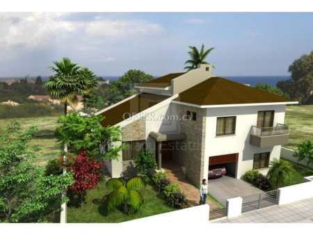 New five bedroom villa with pool in Dekhelia area Larnaca - 4