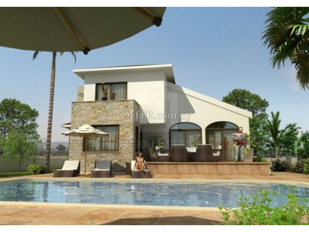 New five bedroom villa with pool in Dekhelia area Larnaca - 3