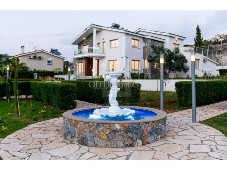 Stunning contemporary villa with breathtaking views in Agios Tychonas area