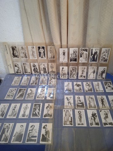 Complete set of 54 collectable cards firm and stage beautys,1939. - 5