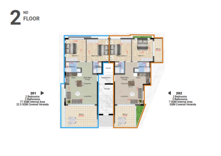 New For Sale €332,000 Apartment 2 bedrooms, Larnaka (Center), Larnaca Larnaca - 2