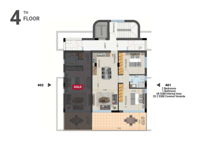 New For Sale €330,000 Apartment 2 bedrooms, Larnaka (Center), Larnaca Larnaca - 2