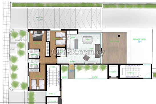 Καινούργιο Πωλείται €720,000 Πολυτελές Διαμέρισμα Λάρνακα (κέντρο) Λάρνακα - 2