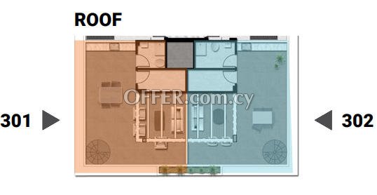 Καινούργιο Πωλείται €260,000 Διαμέρισμα Ρετιρέ, τελευταίο όροφο, Λάρνακα (κέντρο) Λάρνακα - 4
