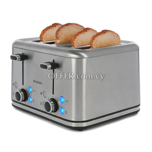Brabantia BBEK1031N 4-Slice Toaster Inox - 1