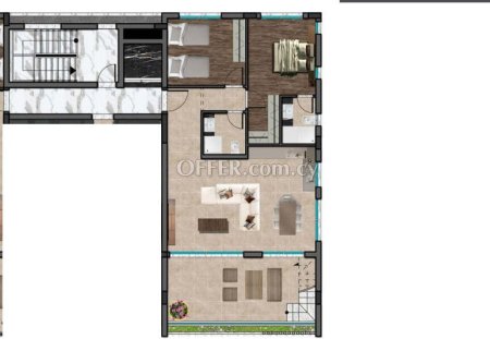 Καινούργιο Πωλείται €270,000 Διαμέρισμα Ρετιρέ, τελευταίο όροφο, Λάρνακα (κέντρο) Λάρνακα - 3