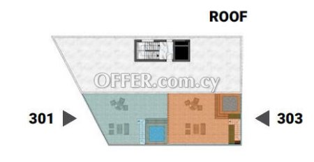 Καινούργιο Πωλείται €270,000 Διαμέρισμα Ρετιρέ, τελευταίο όροφο, Λάρνακα (κέντρο) Λάρνακα - 2