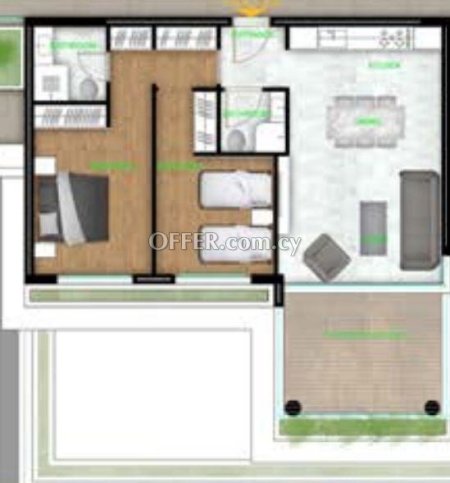 New For Sale €562,000 Apartment 2 bedrooms, Larnaka (Center), Larnaca Larnaca - 2