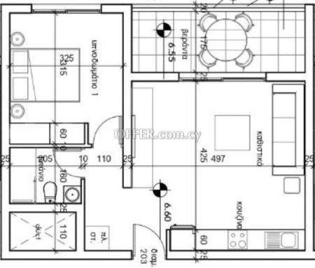 New For Sale €146,000 Apartment 1 bedroom, Tseri Nicosia - 3