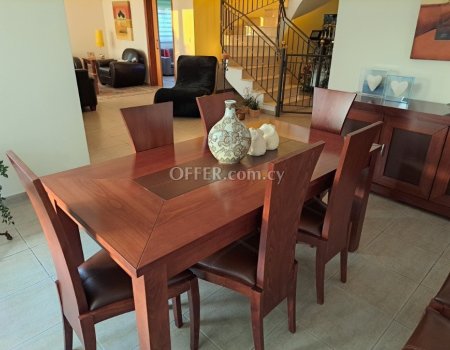 Dining table with 8 chairs
