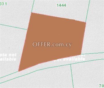 Residential Piece Of Land Of 2007 Sq.m.  In Mammari, Nicosia