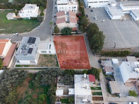 Residential plot of 612sq.m. in Agios Vasileios quarter of Strovolos municipality in Nicosia