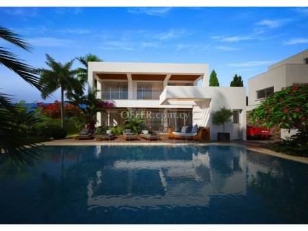 New modern four bedroom semi detached villa for sale in Paphos