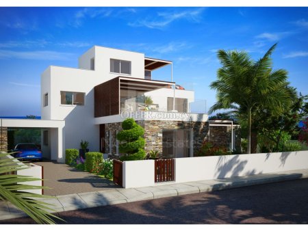 New modern three bedroom semi detached villa for sale in Paphos - 9