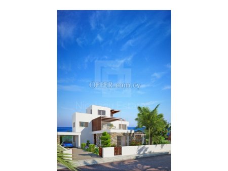 New modern three bedroom semi detached villa for sale in Paphos - 8