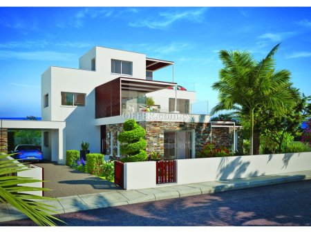 New modern three bedroom semi detached villa for sale in Paphos - 7