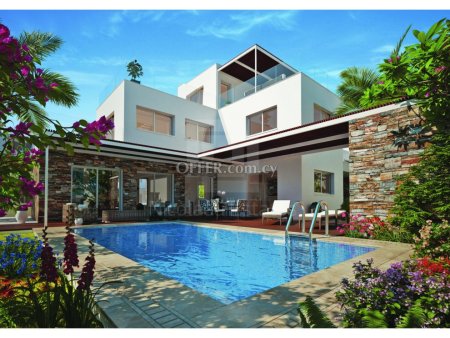 New modern three bedroom semi detached villa for sale in Paphos - 6