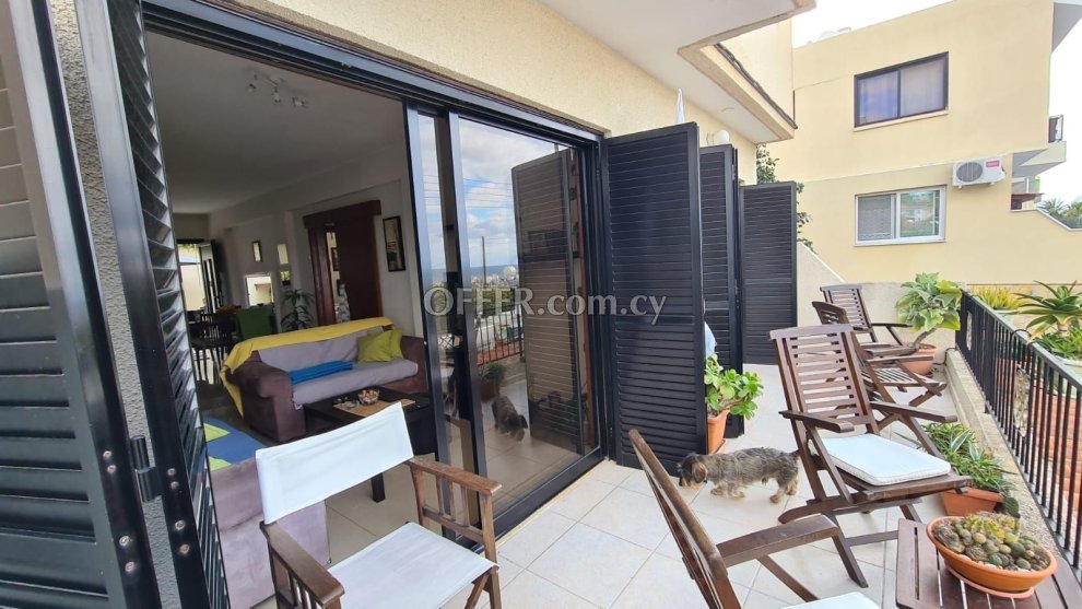Beautiful Apartment with big maintained garden and open sea views in Chloraka - 4