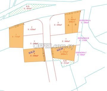 Plot Of 731 Sq.m.  In Agioi Trimithias, Nicosia - 1