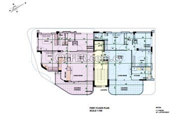 3 Bedroom Apartments  In Larnaka City Center - 5