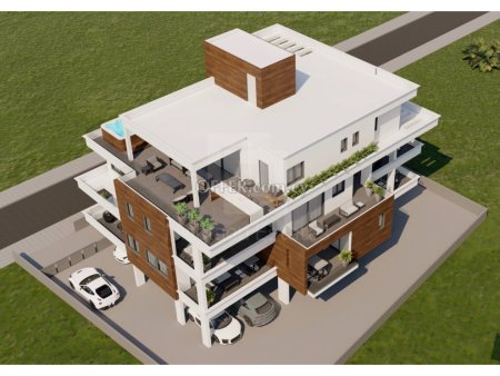 Brand new 3 bedroom luxury apartment under construction in Germasogia