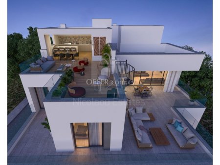 Brand new 3 bedroom luxury penthouse apartment in the Panthea Agia Fila area