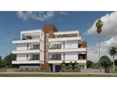 Brand new 3 bedroom penthouse apartment under construction in Germasogia - 6