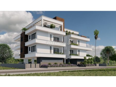 Brand new 3 bedroom penthouse apartment under construction in Germasogia - 5