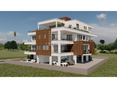 Brand new 3 bedroom penthouse apartment under construction in Germasogia - 4