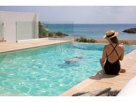 Luxury beachfront villa with hotel facilities and services in Protaras - 6