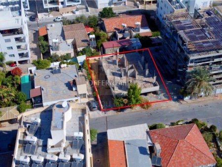 Plot with incomplete building in Strovolos area Nicosia