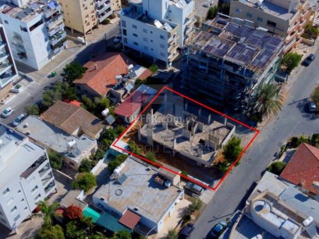 Plot with incomplete building in Strovolos area Nicosia - 3