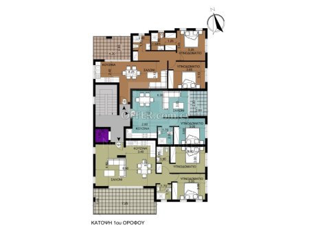 New two bedroom apartment in Makedonitissa area near Tymvos - 6
