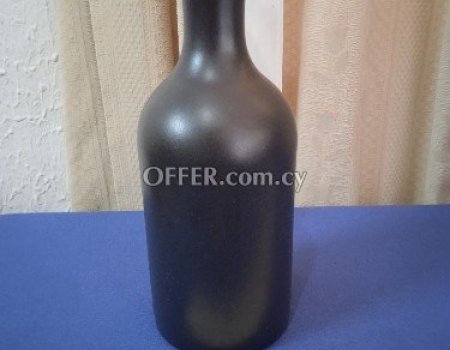 Old M.K.M. German stoneware empty bottle of beer. - 1