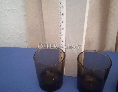 8 παλαιά μικρά ποτηράκια που ενώνονται μεταξύ τους. - 2