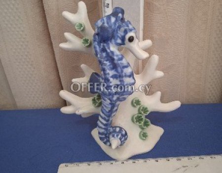 Collectable Chessel pottery ceramic seahorse. - 1