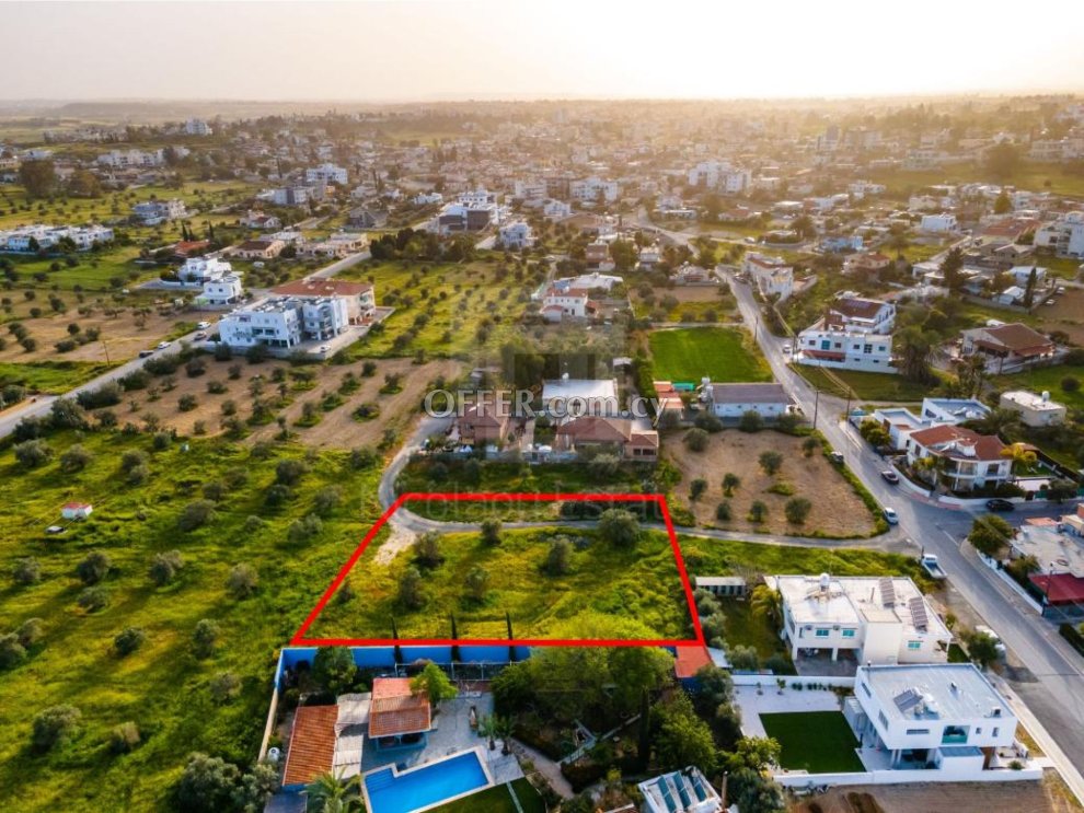Residential plot in a quiet and attractive location in Geri in Nicosia District. - 1