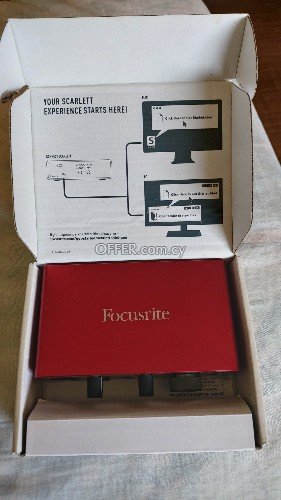 focusrite scarlete solo 3rd gen Audio interface +Beyerdynamic DT990 Pro Studio Headphones ...Combo - 5