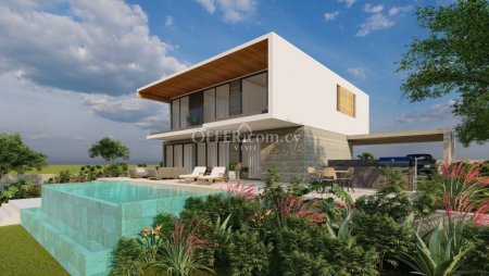 FOR SALE LUXURY 4-BEDROOM VILLA IN THE ELITE SUBURB OF TALA, PAPHOS - 2