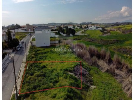 Residential plot of 650m2 at G.S.P. area in Streovolos Municipality - 1