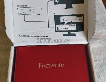 Focusrite scarlet 3rd gen like new - 3