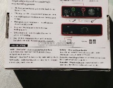 Focusrite scarlet 3rd gen like new - 2
