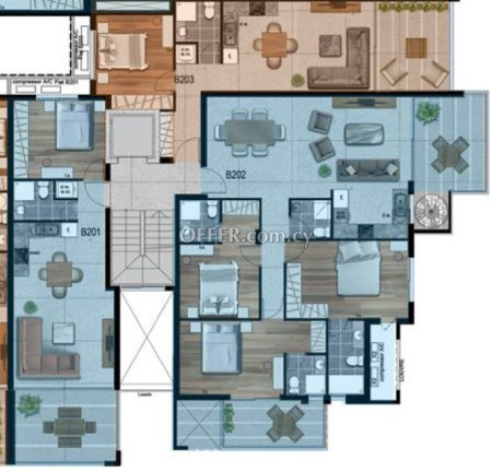 New For Sale €335,000 Penthouse Luxury Apartment 4 bedrooms, Leivadia, Livadia Larnaca - 7