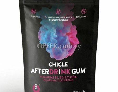 Wug Gum after drink Hangover - 10 units