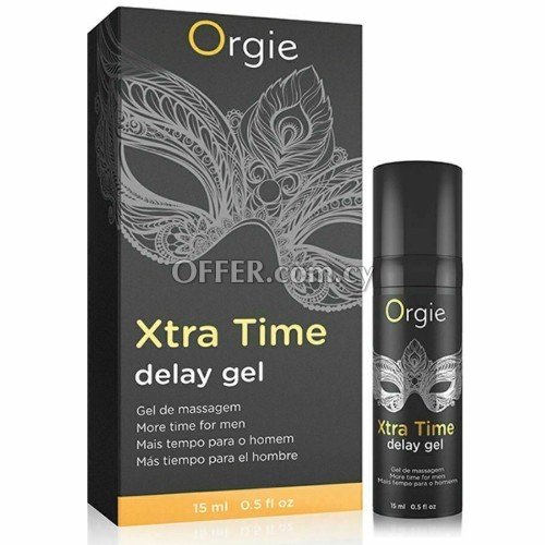 15ml Delay gel for men Orgie Xtra Time Long lasting Sex Prolong Penis Delay - 1