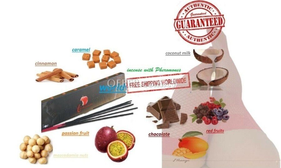 20 Sticks Incense Aphrodisiac with Pheromones Sex Arouse Love Flavored Her & Him - 1