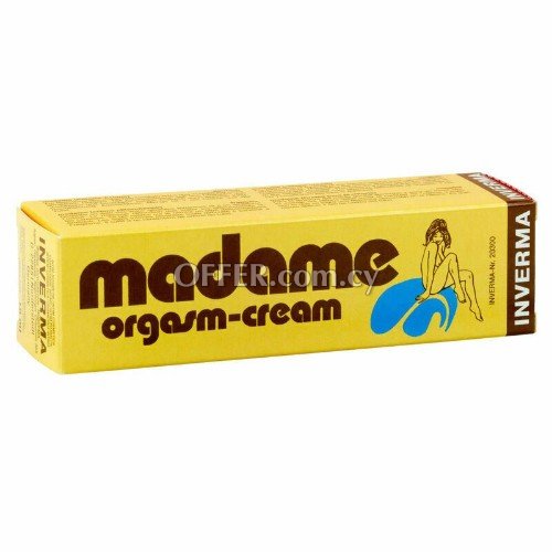 Madame Orgasm Cream Inverma Climax Female Arousal Orgasms Intensify Women 18ml - 1