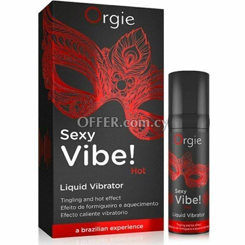 Orgie Hot Stimulant Gel Liquid Tingling Warming Effect Couple Women Men 15ml - 1