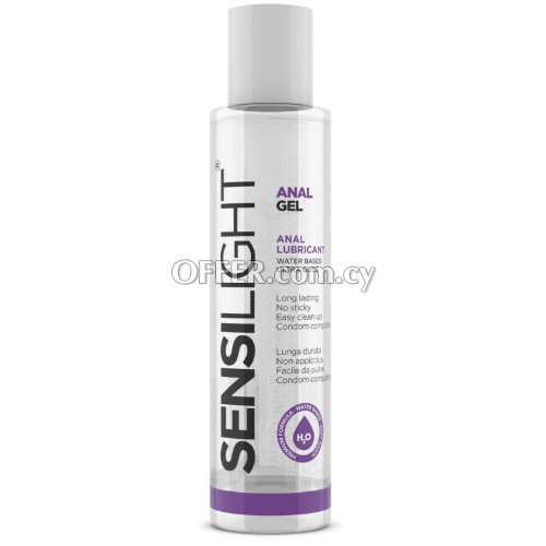 Anal Gel Lubricant Sensilight Water-Base Lube for Woman and Man - 1